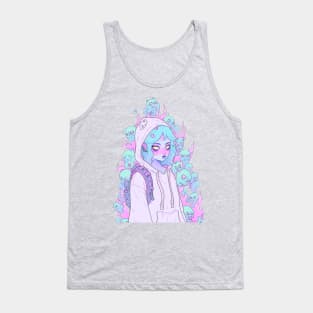 Pastel Goth Hunted Witchy Girl Tank Top